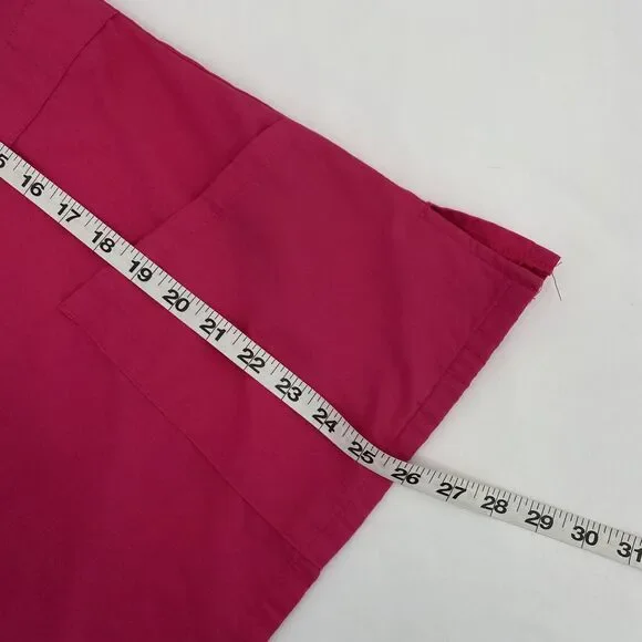 Dickies Womens Classic Fit Short Sleeve Empire Waist Mock Wrap Scrub Top Medium - Picture 9 of 9